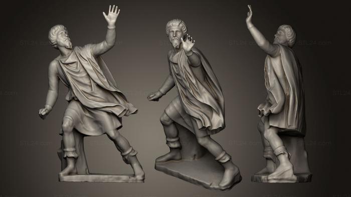 Statues antique and historical (Niobid 5, STKA_1230) 3D models for cnc